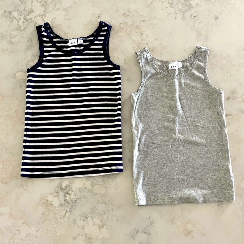 Gap / Pair of striped tanks